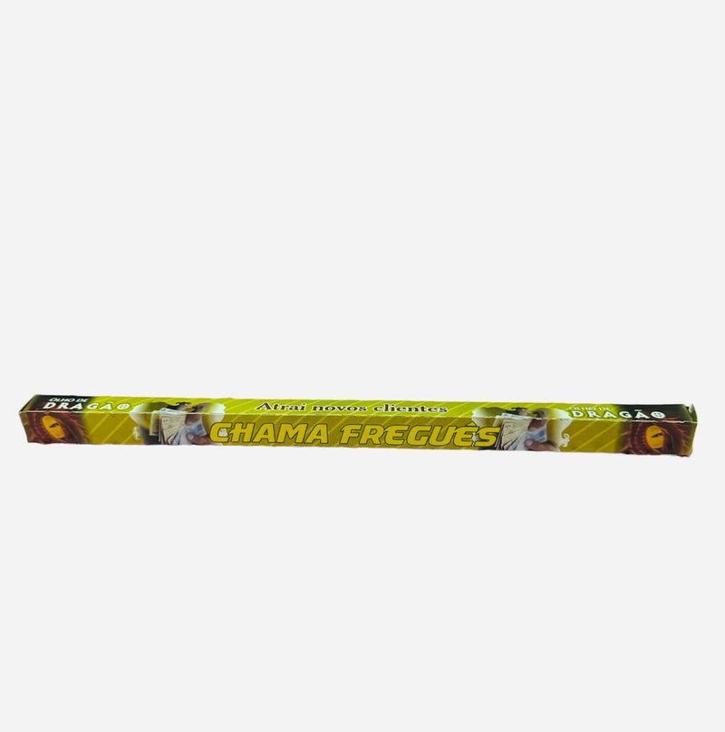 Incenso chama freguês