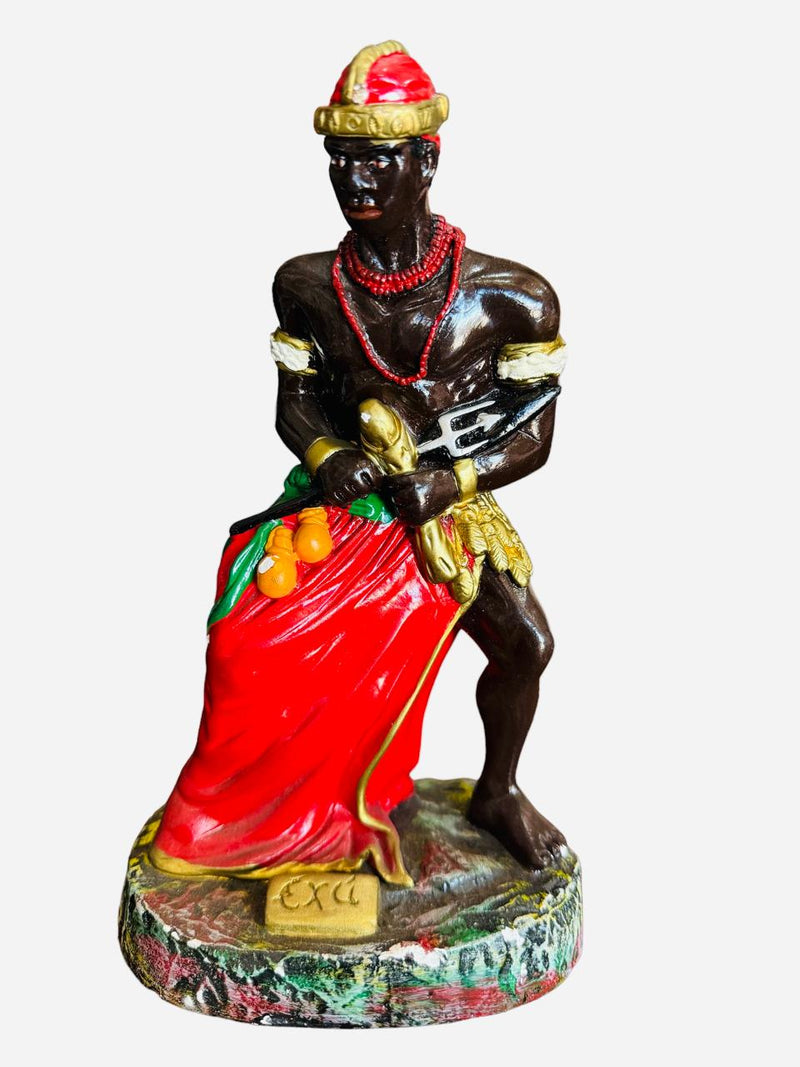 Imagem Exu africano de gesso 25 cm
